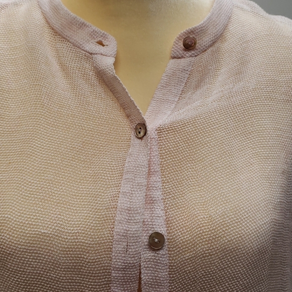 Eileen Fisher  Size PS Mesh Sleeveless Top E23 - Picture 3 of 6